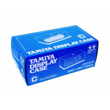 Футляр для моделей "С" (240х130х110 мм.) с черной пластиковой подставкой. 73004  Tamiya